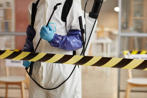 Professional Blood Cleanup technician working in Monroe, NE